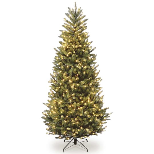 6.5ft. Pre-Lit Natural Fraser Fir Artificial Christmas Tree, Clear Lights